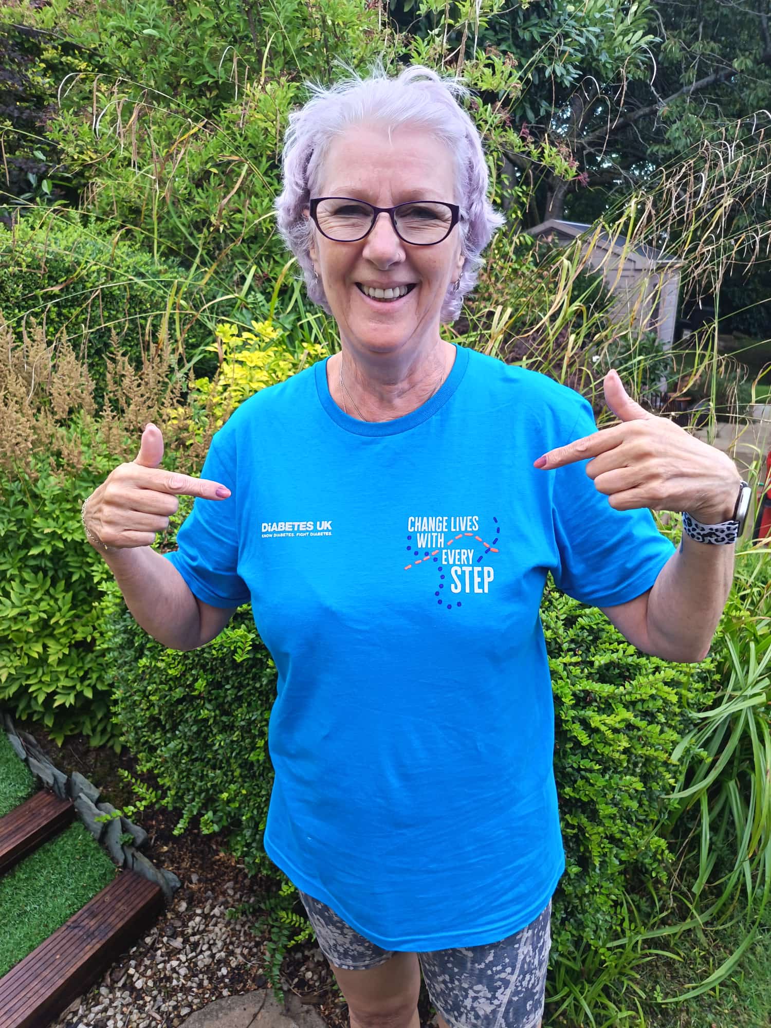 Mel - one million step diabetes walk